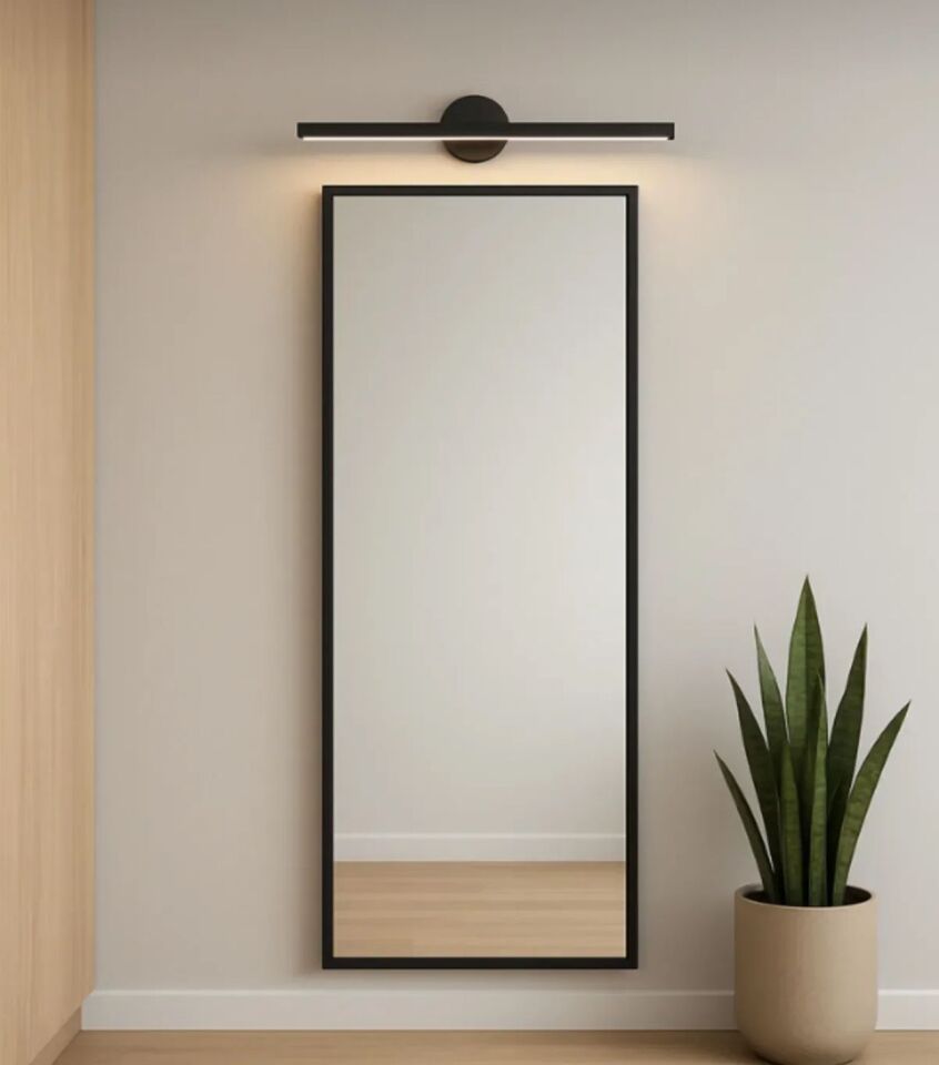 MODERN FLÜT, KUĞU, AYNA APLİĞİ, RESİM APLİK PİLLİ 66 cm